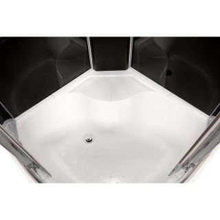 Душевая кабина Deto BМ4510 с электрикой BLACK 100х100х220 см