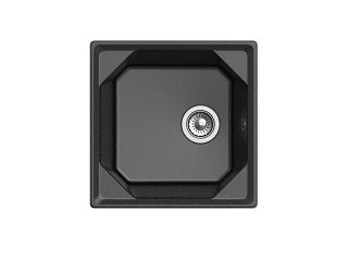 Мойка кухонная GranFest Чёрная Unique U-500 чер