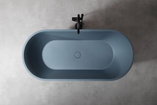 Ванна из искусственного камня ABBER Frankfurt AM9941G 170x75см серый