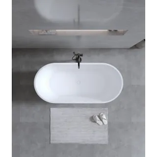 Ванна из искусственного камня Timo Elissa ELISSA1500 150x75 см белый