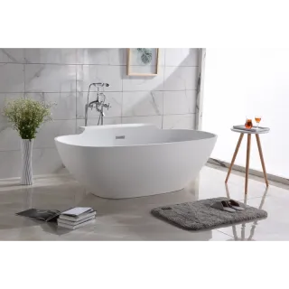 Ванна из искусственного камня Timo Lumi LUMI1770 175x90 см белый