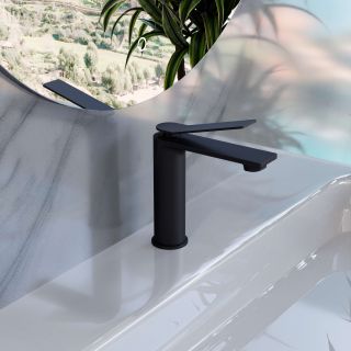 Смеситель для раковины Vincea Verse VBF-2VE1MB, черный