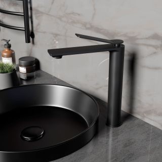 Смеситель для раковины Vincea Verse VBF-2VE2MB, черный