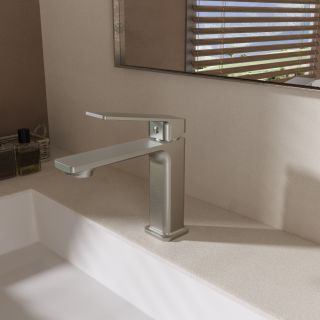 Смеситель для раковины Vincea Core VBF-4CO1BN, брашированный никель