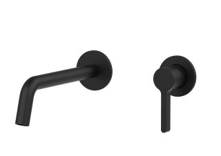 Смеситель для раковины Vincea Villa VBFW-1VL1MB встраиваемый однорычажный, черный