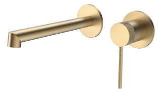 Смеситель для раковины Vincea Rim VBFW-2RM1BG встраиваемый однорычажный, брашированное золото