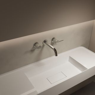 Смеситель для раковины Vincea Groove VBFW-4G1BN встраиваемый, брашированный никель