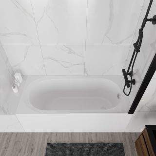 Ванна акриловая Vincea VBT-2B150-FR с каркасом 1500*700*480, пристенная, цвет белый