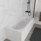 Ванна акриловая Vincea VBT-2B150-LG с ножками 1500*700*480, пристенная, цвет белый