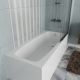 Ванна акриловая Vincea VBT-2S170-FR с каркасом 1700*750*440, пристенная, цвет белый