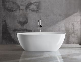 Ванна акриловая Vincea VBT-408-1800MW, 1800*815*580, цвет белый матовый, щелевой перелив