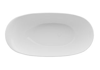 Ванна акриловая Vincea VBT-601-1600, цвет белый, щелевой перелив