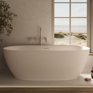 Ванна акриловая Vincea VBT-701-1700MW, цвет белый матовый, щелевой перелив