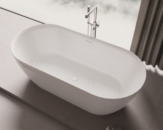 Ванна акриловая Vincea VBT-705-1800, цвет белый, щелевой перелив