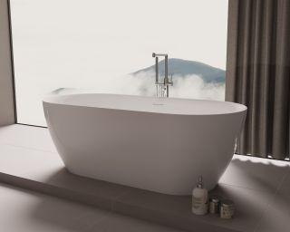 Ванна акриловая Vincea VBT-705-1800, цвет белый, щелевой перелив