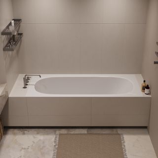 Ванна акриловая Vincea VBT-710-1700, цвет белый, щелевой перелив