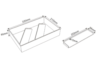 Органайзер для базы под раковину Vincea VCORG-43