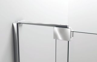 Душевая дверь Vincea Extra VDP-1E1112CLGM, 1100/1200, вороненая сталь, стекло прозрачное