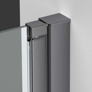 Душевая дверь Vincea Alpha VDP-3AL700CLGM, вороненая сталь, стекло прозрачное