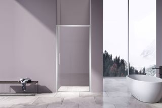 Душевая дверь Vincea Slim 8mm VDP-4SL100CL, хром, стекло прозрачное