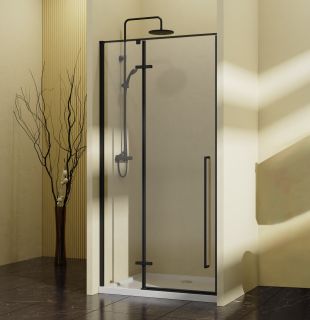 Душевая дверь Vincea Slim-N VDPH-5SN900CLB, 900, черный, стекло прозрачное