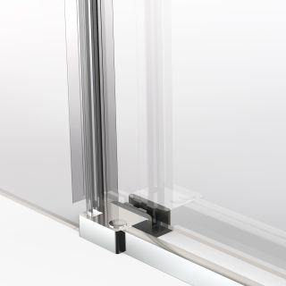 Душевая дверь Vincea Stella VDS-1ST140CLB, 1400, черный, стекло прозрачное