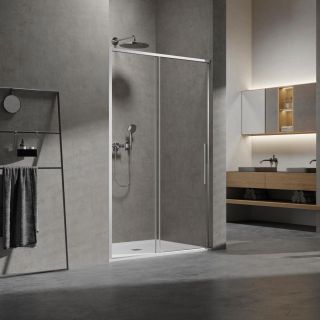 Душевая дверь Vincea Slim 8mm VDS-6SL110CL, 1100, хром, стекло прозрачное