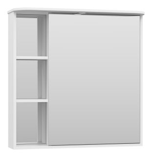 Зеркальный шкаф с подсветкой Misty Венера правый 80см белый