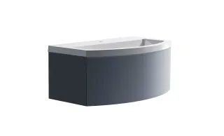 Тумба с раковиной Astra-Form Венеция 2.0 3100001ncss3005-r80b+04010019 100 см голубой матовый