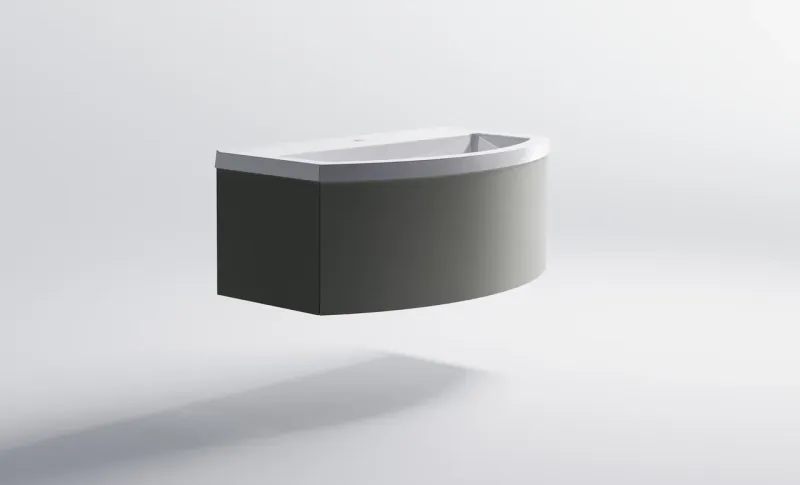 Тумба с раковиной Astra-Form Венеция 2.0 3100003ncss3502-y+04010022 80 см серо-бежевый матовый