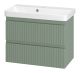 Подвесная тумба под раковину Brevita Victory VIC-09070-0802Я 70см зелёный