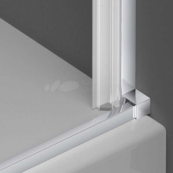 Душевая дверь в нишу Vincea Alpha VDP-3AL600CL 60 см, стекло прозрачное, хром