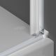 Душевая дверь в нишу Vincea Alpha VDP-3AL600CL 60 см, стекло прозрачное, хром