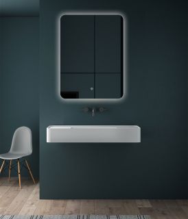 Зеркало Vincea LED VLM-3BE600 600×800 c сенсорным выключателем и диммером