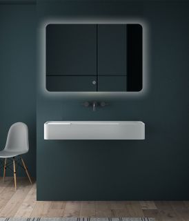 Зеркало Vincea LED VLM-3BE800 800×600 c сенсорным выключателем и диммером