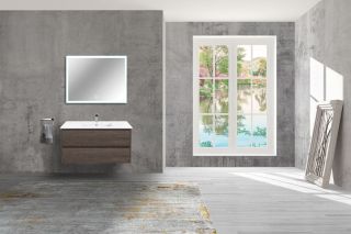 Тумба под раковину Vincea Gio VMC-2G100RO 100 см