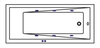 Гидромассажная ванна Whitecross Wave 0101.180080.100.SOFT.CR 180x80см Soft хром