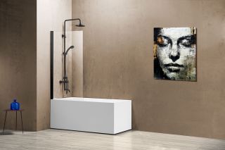 Шторка на ванну Vincea VSB-11800CLB 80 x 140 см