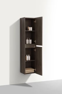 Шкаф-колонна Vincea Chiara/Luka VSC-2CL150RO 35 см темное дерево