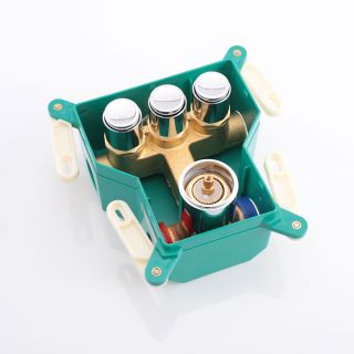 Встраиваемый смеситель для душа Vincea VSCV-431BG4 трехфункциональный, брашированное золото