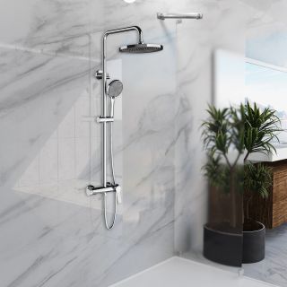 Душевая стойка Vincea Arco VSFS-4AR1CH, хром