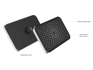 Душевой комплект Vincea VSFW-433TI4CH встраиваемый, термостатический, трехрежимный, хром