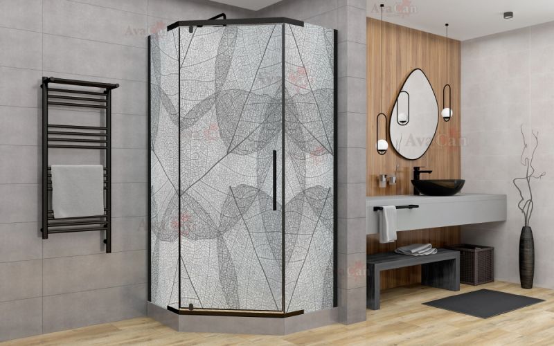 Душевой уголок AvaCan PB 100 MT 100x100 см чёрный