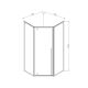Душевой уголок Vincea Penta VSP-3P900CLB 90x90 см