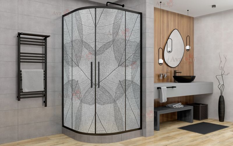 Душевой уголок AvaCan HB 90 MT 90x90 см чёрный