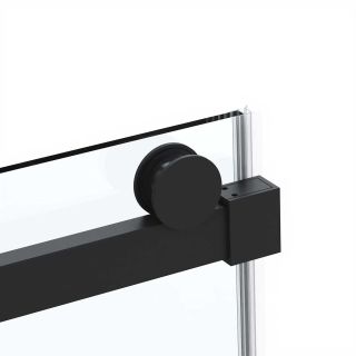 Душевой уголок Vincea Como Soft VSR-1CS8013CL, 1300*800, черный, стекло прозрачное