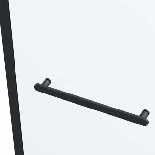 Душевой уголок Vincea Como Soft VSR-1CS8015CLB, 1500*800, черный, стекло прозрачное