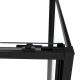 Душевой уголок Vincea Slim Soft VSR-1SS8010CLB, 1000*800, черный, стекло прозрачное