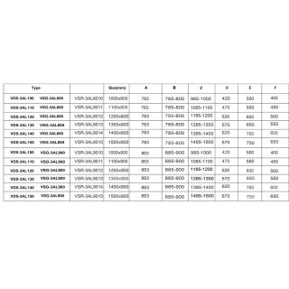 Душевой уголок Vincea Alpha VSR-3AL8011CLG, 1100*800, брашированное золото, стекло прозрачное