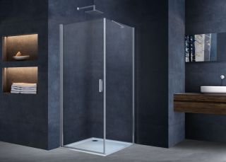 Душевой уголок Vincea Alpha VSR-3ALP9090CL, 900*900, хром, стекло прозрачное